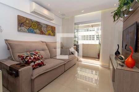 Sala de apartamento à venda com 3 quartos, 100m² em Funcionários, Belo Horizonte