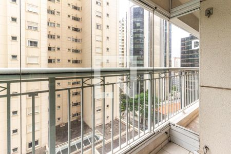 Sala - Varanda de apartamento à venda com 2 quartos, 53m² em Jardim Paulista, São Paulo