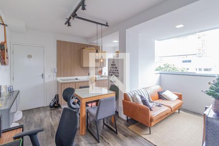 Sala de apartamento à venda com 1 quarto, 34m² em Vila Osasco, Osasco