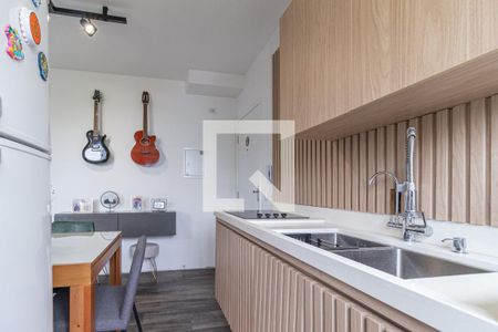 Apartamento à venda com 34m², 1 quarto e 1 vagaCozinha e área de serviço