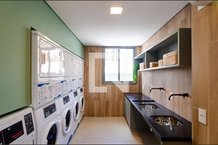 Studio à venda com 25m², 1 quarto e sem vagaLavanderia