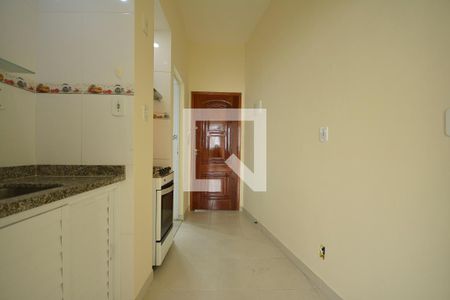 Cozinha com área de serviço de apartamento para alugar com 1 quarto, 30m² em Centro, Rio de Janeiro