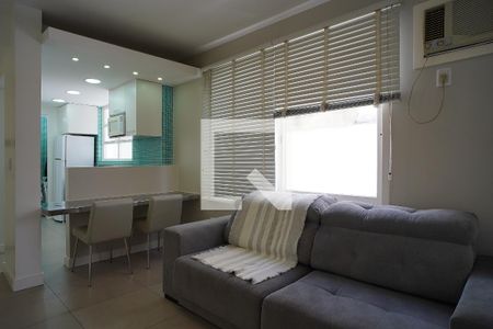 Sala de apartamento à venda com 1 quarto, 64m² em Rio Branco, Porto Alegre