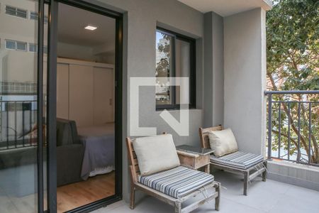 Sacada de kitnet/studio para alugar com 1 quarto, 28m² em Perdizes, São Paulo