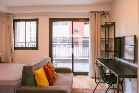 Quarto Sala de kitnet/studio para alugar com 1 quarto, 28m² em Perdizes, São Paulo