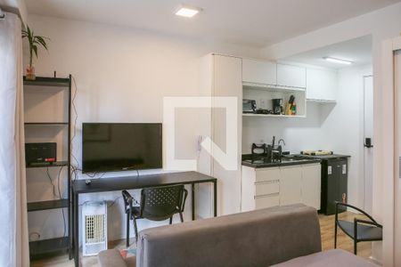 Quarto Sala de kitnet/studio para alugar com 1 quarto, 28m² em Perdizes, São Paulo
