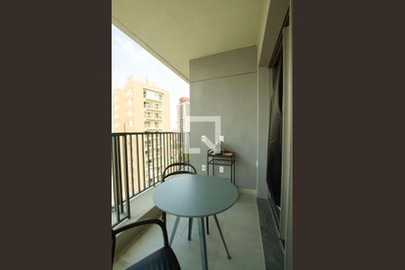 Varanda de kitnet/studio para alugar com 1 quarto, 27m² em Vila Mariana, São Paulo