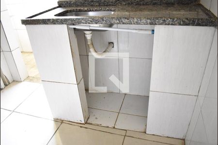 Casa para alugar com 48m², 1 quarto e sem vagaDetalhe da cozinha