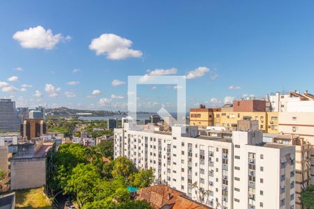 Vista da Sala de apartamento à venda com 1 quarto, 55m² em Centro Histórico, Porto Alegre