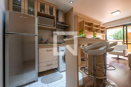 Sala/Cozinha de apartamento para alugar com 1 quarto, 50m² em Jardim Paulista, São Paulo