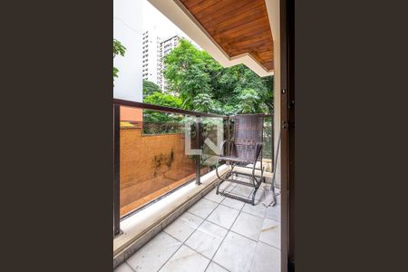 Sala/Cozinha - Varanda de apartamento para alugar com 1 quarto, 50m² em Jardim Paulista, São Paulo