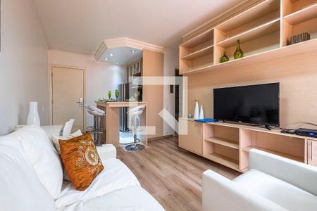 Sala/Cozinha de apartamento para alugar com 1 quarto, 50m² em Jardim Paulista, São Paulo