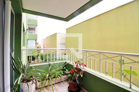 Varanda da Sala de apartamento à venda com 3 quartos, 110m² em Campestre, Santo André