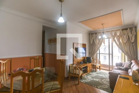 Sala de estar de apartamento à venda com 3 quartos, 65m² em Baeta Neves, São Bernardo do Campo