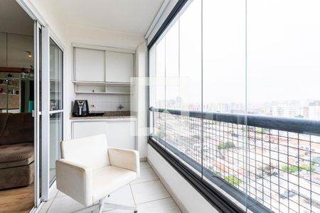 Studio à venda com 37m², 1 quarto e 1 vagaVaranda