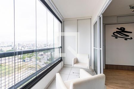 Studio à venda com 37m², 1 quarto e 1 vagaVaranda