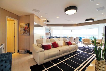 Sala de apartamento à venda com 3 quartos, 160m² em Vila Guiomar, Santo André