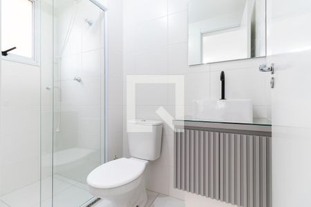 Apartamento para alugar com 37m², 1 quarto e sem vaga Apartamento para alugar com 37m², 1 quarto e sem vagaBanheiro da Suíte