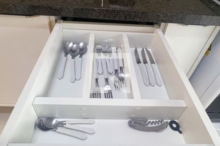 Apartamento à venda com 53m², 1 quarto e 1 vagaCozinha