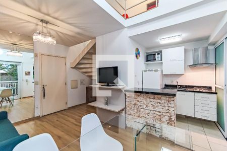 Apartamento para alugar com 50m², 1 quarto e 1 vaga Apartamento para alugar com 50m², 1 quarto e 1 vagaSala