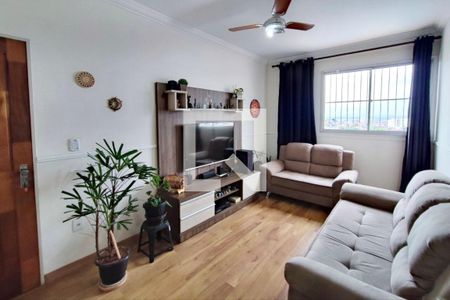 Sala de estar  de apartamento à venda com 2 quartos, 79m² em Vila Pompéia, Campinas