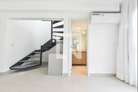 Sala Dormitório  de apartamento à venda com 1 quarto, 60m² em Brooklin Paulista, São Paulo