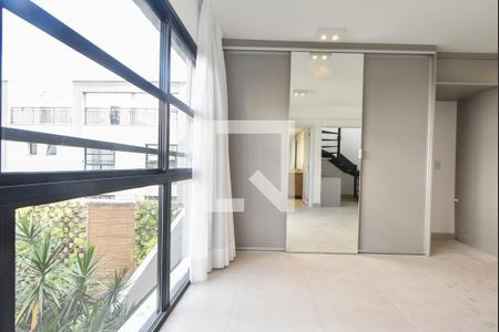 Sala  de apartamento para alugar com 1 quarto, 60m² em Brooklin Paulista, São Paulo
