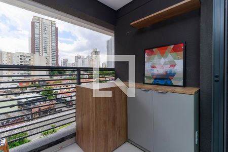 Studio - Varanda de kitnet/studio à venda com 1 quarto, 27m² em Jardim das Acacias, São Paulo