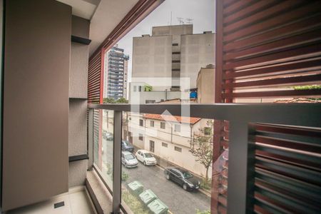 Varanda de kitnet/studio para alugar com 1 quarto, 24m² em Mirandópolis, São Paulo