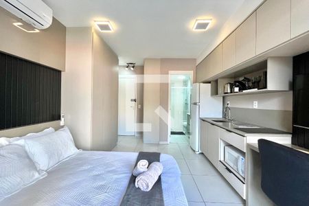 Sala/Quarto de kitnet/studio para alugar com 1 quarto, 24m² em Mirandópolis, São Paulo