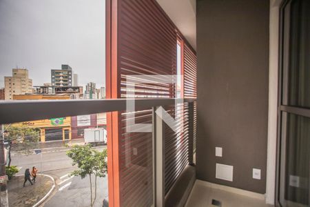 Varanda de kitnet/studio para alugar com 1 quarto, 24m² em Mirandópolis, São Paulo