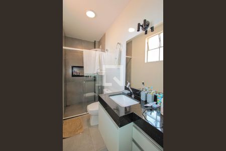 Banheiro da Suíte de apartamento à venda com 3 quartos, 101m² em Gutierrez, Belo Horizonte