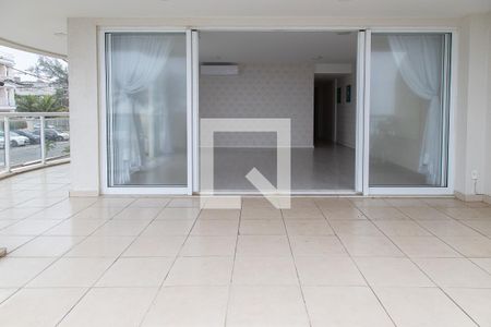 Varanda da sala de apartamento à venda com 3 quartos, 165m² em Recreio dos Bandeirantes, Rio de Janeiro