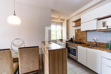 Sala/Cozinha de apartamento à venda com 2 quartos, 48m² em Bairro Fátima, Canoas