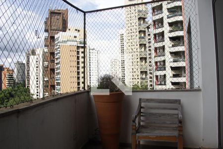 Varanda da Sala de apartamento para alugar com 4 quartos, 290m² em Morumbi, São Paulo
