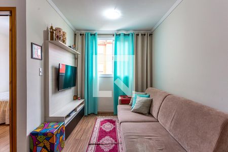 Sala de apartamento à venda com 2 quartos, 49m² em Vila Bela Vista, Santo André