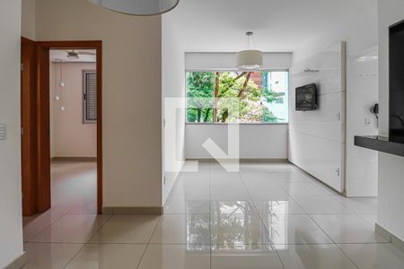 Sala  de apartamento para alugar com 2 quartos, 63m² em Santo Antônio, Belo Horizonte