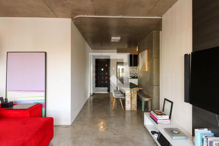 Sala de apartamento para alugar com 1 quarto, 70m² em Vila Regente Feijó, São Paulo