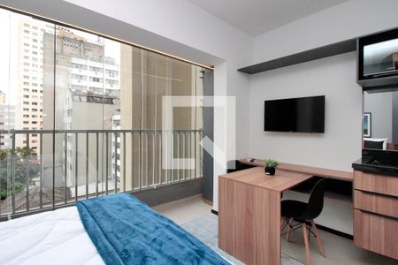 Studio de kitnet/studio para alugar com 0 quarto, 21m² em República, São Paulo