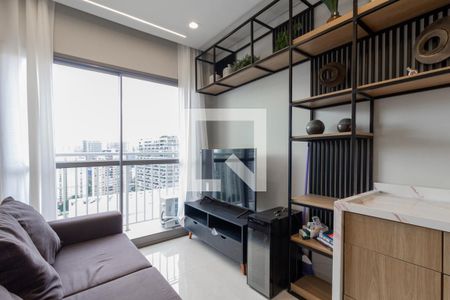Sala de apartamento à venda com 1 quarto, 28m² em Vila Nova Conceição, São Paulo
