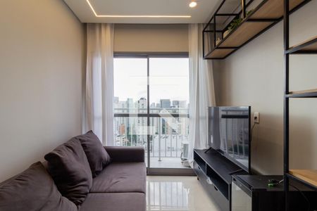 Sala de apartamento à venda com 1 quarto, 28m² em Vila Nova Conceição, São Paulo