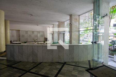Portaria de apartamento para alugar com 1 quarto, 45m² em Copacabana, Rio de Janeiro
