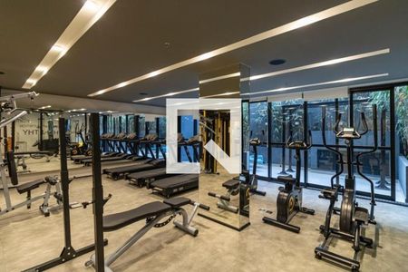 Studio para alugar com 38m², 1 quarto e 1 vaga Studio para alugar com 38m², 1 quarto e 1 vagaÁrea comum - Academia