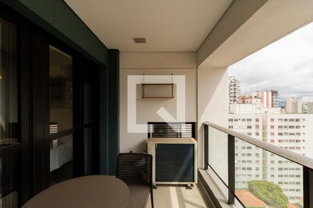 Studio para alugar com 38m², 1 quarto e 1 vaga Studio para alugar com 38m², 1 quarto e 1 vagaVaranda