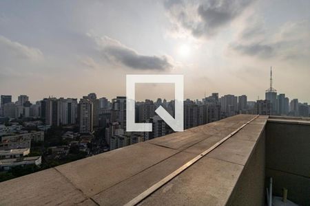 Studio para alugar com 38m², 1 quarto e 1 vaga Studio para alugar com 38m², 1 quarto e 1 vagaÁrea comum - Churrasqueira vista