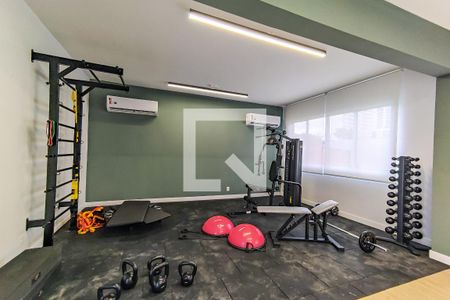 Apartamento para alugar com 36m², 2 quartos e 1 vaga Apartamento para alugar com 36m², 2 quartos e 1 vagaÁrea Comum - Academia