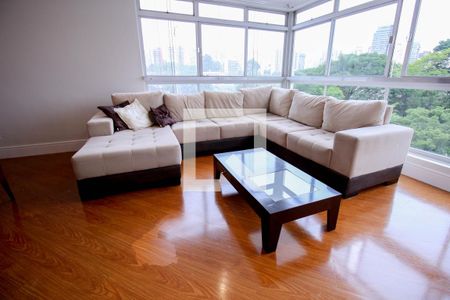 Sala de apartamento para alugar com 3 quartos, 124m² em Paraíso, São Paulo