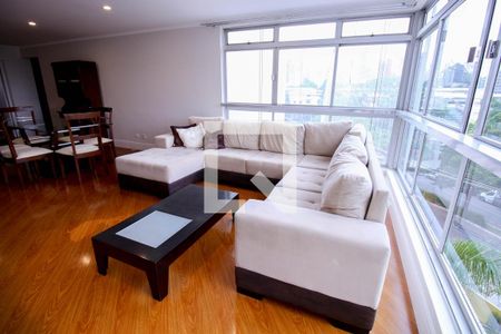 Sala de apartamento para alugar com 3 quartos, 124m² em Paraíso, São Paulo