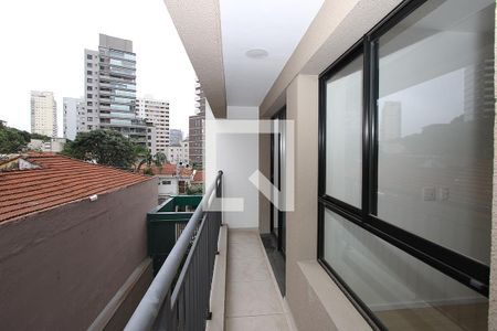 Varanda da Sala de kitnet/studio para alugar com 1 quarto, 29m² em Sumaré, São Paulo