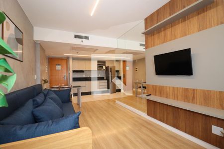 Sala de apartamento para alugar com 1 quarto, 46m² em Asa Sul, Brasília